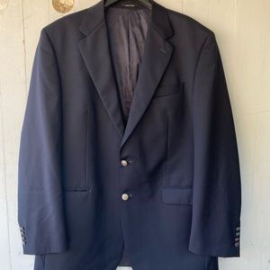 EUC! VAN HEUSEN NAVY BLUE MEN’S SPORT COAT 46L